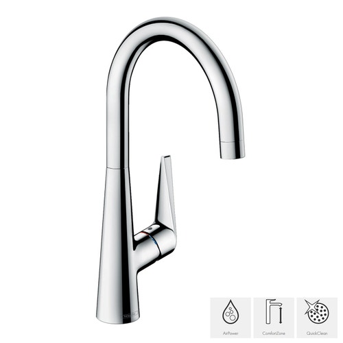 Immagine di Hansgrohe M51 miscelatore cucina monocomando alto finitura cromo 73855000