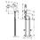Immagine di Hansgrohe M52 miscelatore cucina monocomando H.22 cm, con doccetta estraibile, finitura cromo 73860000