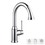 Immagine di Hansgrohe M53 miscelatore cucina monocomando alto con doccetta estraibile finitura cromo 73870000