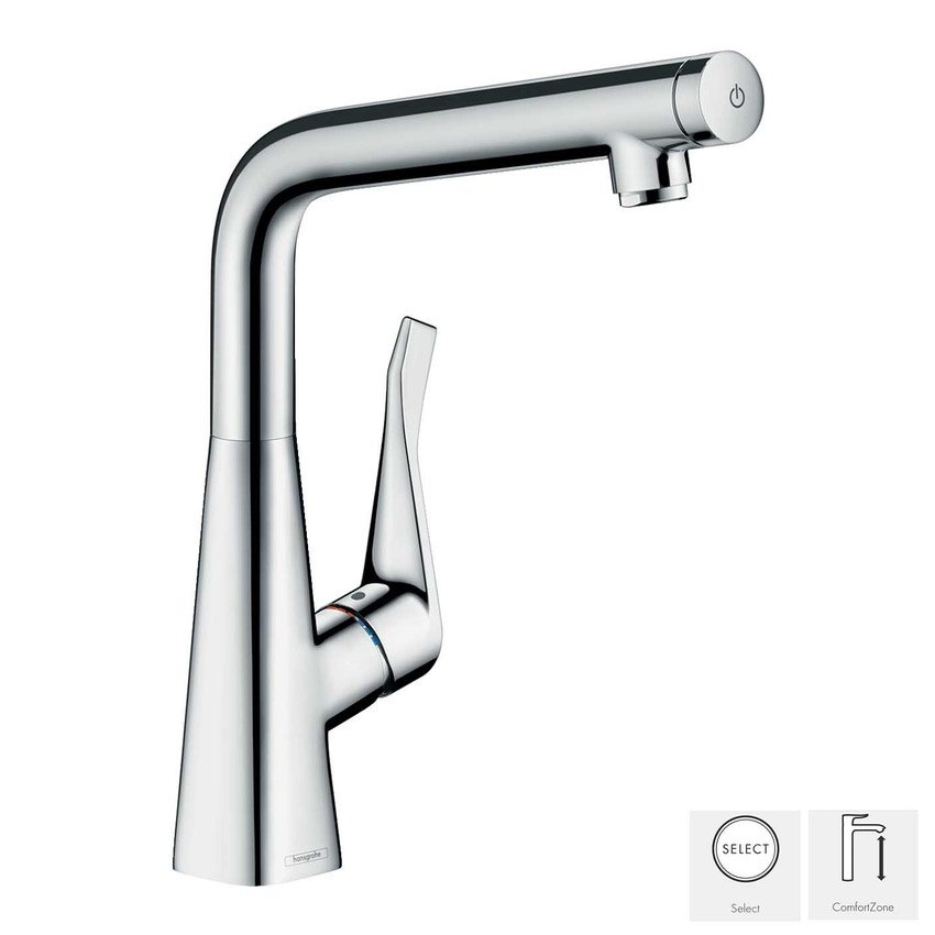 Immagine di Hansgrohe M71 miscelatore cucina monocomando medio finitura cromo 73810000