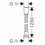 Immagine di Hansgrohe METAFLEX flessibile doccia 125 cm, finitura cromo 28262000