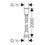 Immagine di Hansgrohe METAFLEX flessibile doccia 200 cm, finitura cromo 28264000