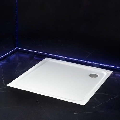 Immagine di Kaldewei SUPERPLAN piatto doccia 80 x 120 x 2.5 cm, con supporto ribassato il polistirolo, bianco alpino 447347980001