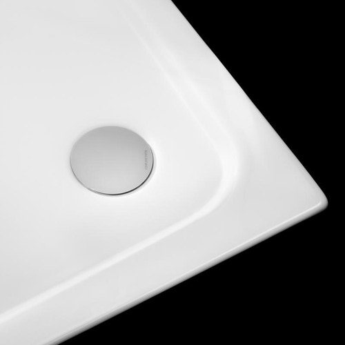 Immagine di Kaldewei SUPERPLAN piatto doccia 80 x 120 x 2.5 cm, con supporto ribassato il polistirolo, bianco alpino 447347980001