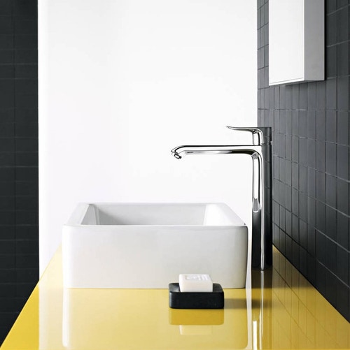 Immagine di Hansgrohe METRIS miscelatore monocomando lavabo H.33 cm 260, da catino, con scarico e saltarello, finitura cromo 31082000