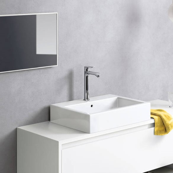 Immagine di Hansgrohe METRIS miscelatore monocomando lavabo H.26 cm 200, con scarico e saltarello, finitura cromo 31183000