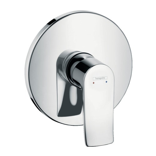 Immagine di Hansgrohe METRIS set rubinetteria con miscelatore lavabo con scarico, miscelatore bidet con scarico, miscelatore monocomando doccia ad incasso e corpo incasso, finitura cromo SETME004