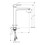 Immagine di Hansgrohe METROPOL miscelatore monocomando lavabo H.33 cm 260, da catino, con maniglia a leva e piletta push-open, finitura cromo 32512000