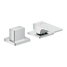 Immagine di Hansgrohe METROPOL rubinetteria 2 fori monocomando, bordo vasca, con maniglia a leva, finitura cromo 32548000