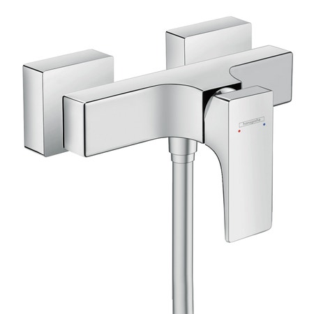 Immagine di Hansgrohe METROPOL miscelatore monocomando doccia, esterno, con maniglia a leva, finitura cromo 32560000