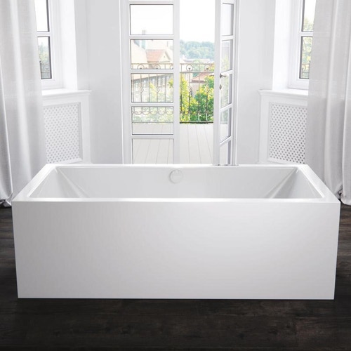 Immagine di Kaldewei MEISTERSTÜCK CONODUO vasca L.180 P.80 cm, in acciaio smaltato, con scarico KA 4081, colore bianco alpino 200740813001