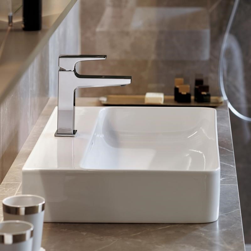 Immagine di Hansgrohe METROPOL miscelatore monocomando lavabo H.18 cm 110, con maniglia a leva, scarico e saltarello, finitura cromo 32506000