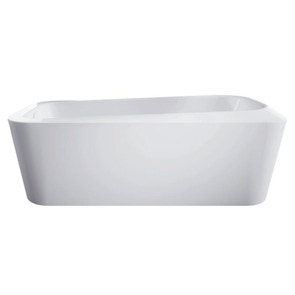 Immagine di Kaldewei MEISTERSTÜCK EMERSO vasca L.180 P.80 cm in acciaio smaltato, con colonna di scarico KA 4060, colore bianco alpino 201140603001