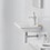 Immagine di Hansgrohe PURAVIDA miscelatore monocomando lavabo H.22 cm 110, con piletta push-open, finitura cromo e bianco 15070400