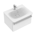 Immagine di Ideal Standard TONIC II mobile sottolavabo 60 x 44 x 35 cm con un cassetto a chiusura rallentata, finitura bianco laccato lucido R4302WG