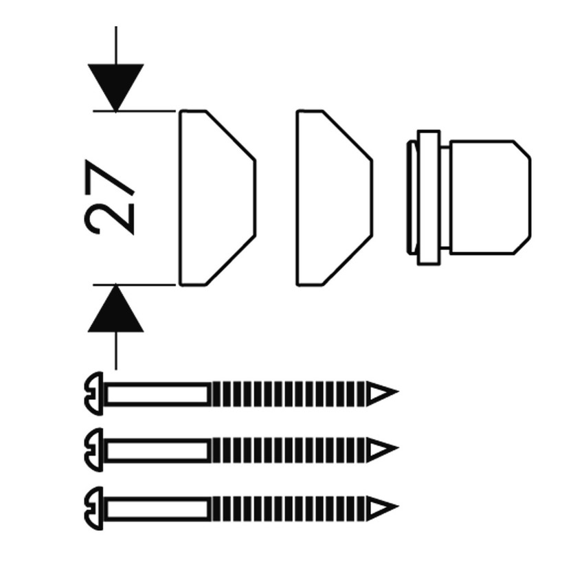 Immagine di Hansgrohe RAINDANCE set montaggio ad angolo, colore grigio chiaro 28694000
