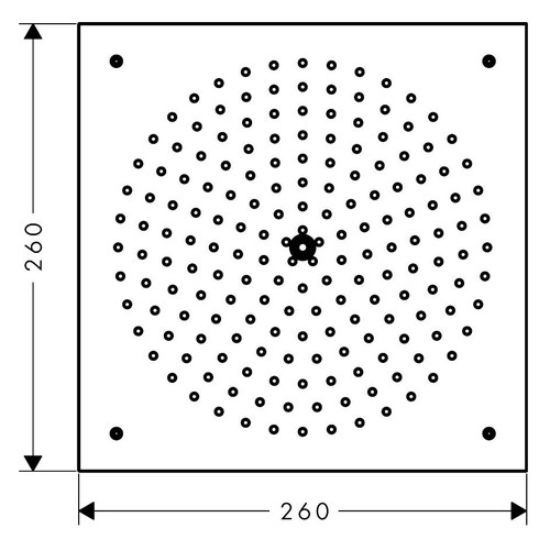 Immagine di Hansgrohe RAINDANCE soffione doccia, 1 jet, finitura cromo 26472000