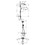 Immagine di Hansgrohe RAINDANCE S showerpipe 240, 1 jet, con termostatico, finitura cromo 27115000