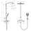 Immagine di Hansgrohe RAINDANCE E showerpipe 360, 1 jet, con termostatico, finitura cromo 27112000
