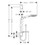 Immagine di Hansgrohe RAINDANCE SELECT E set doccia 120, 3 jet, EcoSmart 9 l/min, con asta doccia 65 cm e portasapone, finitura cromo 26622000