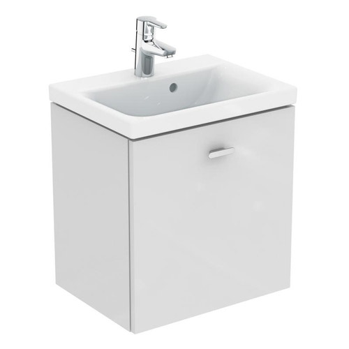 Immagine di Ideal Standard CONNECT SPACE mobile sottolavabo 49 x 51,3 x 37,5 cm, finitura bianco laccato lucido E0312WG