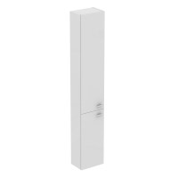 Immagine di Ideal Standard CONNECT SPACE mobile a colonna 30 x 175 x 21 cm con due ante, finitura bianco laccato lucido E0379WG