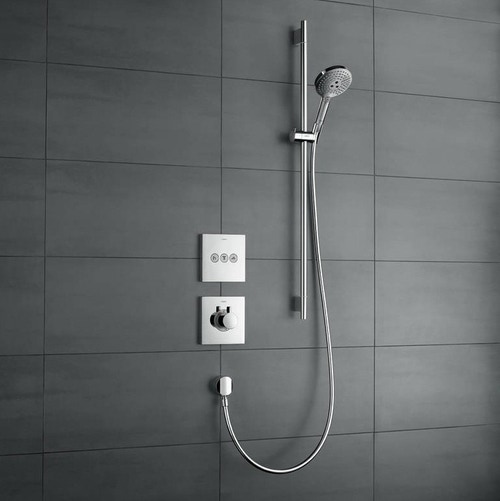Immagine di Hansgrohe RAINDANCE SELECT S set doccia 120, 3 jet, EcoSmart 9 l/min, con asta doccia 90 cm, finitura cromo 26323000
