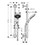 Immagine di Hansgrohe RAINDANCE SELECT S set doccia 120, 3 jet, EcoSmart 9 l/min, con asta doccia 90 cm, finitura cromo 26323000