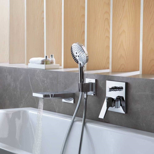 Immagine di Hansgrohe RAINDANCE SELECT S set supporto doccia 120, 3 jet, con flessibile doccia 160 cm, finitura cromo 26721000