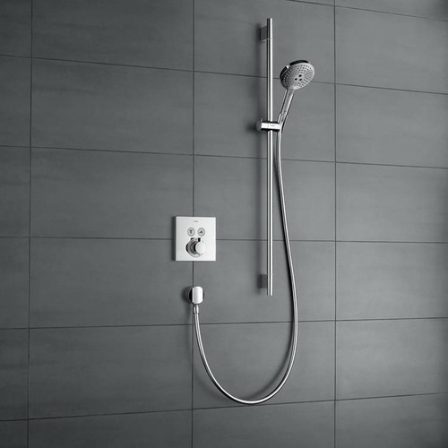 Immagine di Hansgrohe SHOWER SELECT miscelatore termostatico, ad incasso, per 2 utenze, finitura cromo 15763000