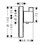 Immagine di Hansgrohe SHOWER SELECT S miscelatore termostatico ad incasso, ad alta portata per 1 utenza e utenza opzionale, finitura cromo 15742000