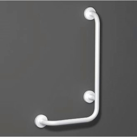 Immagine di Blutech Maniglione montante destro L.35 H.65 cm, verniciato bianco BT0011