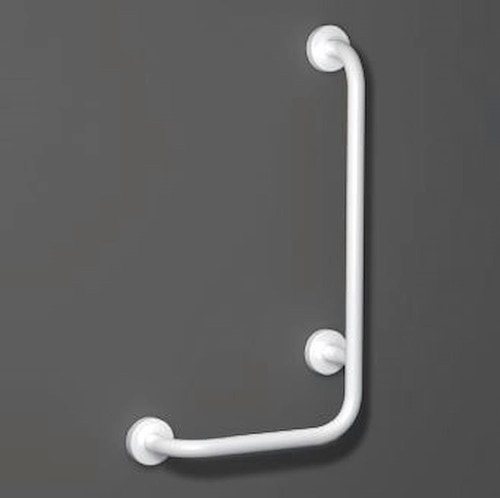 Immagine di Blutech Maniglione montante destro L.35 H.65 cm, verniciato bianco BT0011