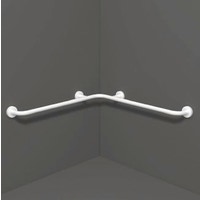 Immagine di Blutech Maniglione angolare, 75,25x75,25x7,5cm, verniciato bianco BT0022