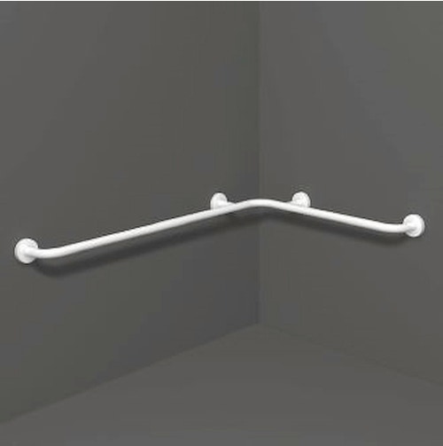 Immagine di Blutech Maniglione angolare, 170,25x85,25x7,5cm, verniciato bianco BT0025