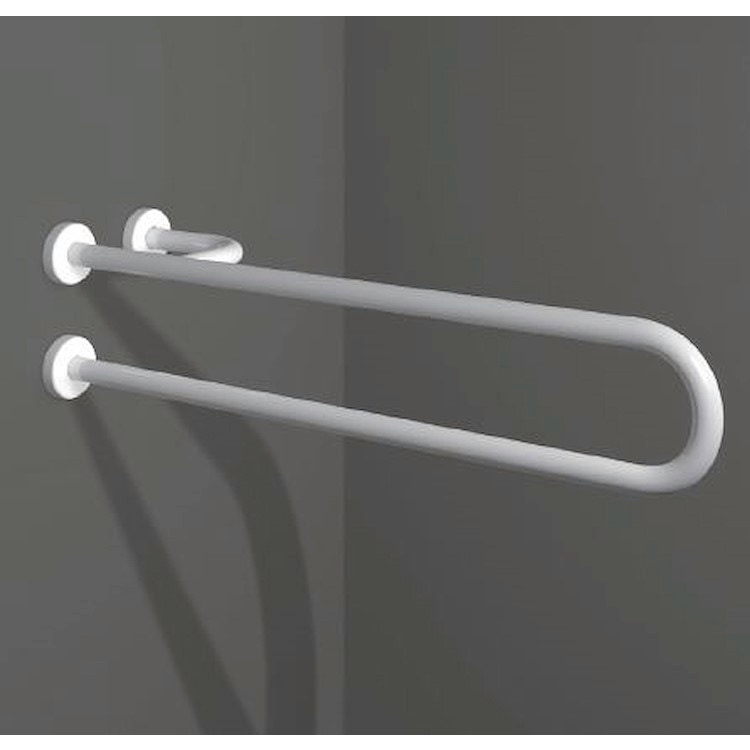 Immagine di Blutech Barra di sostegno con rinforzo sinistro, 21,5x65,9x22,5cm, verniciato bianco BT0026