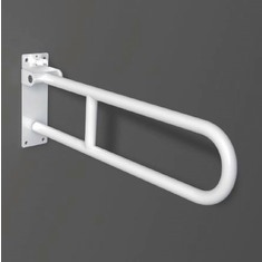 Immagine di Blutech Barra di sostegno ribaltabile, 25x8,5x65cm, verniciato bianco BT0032