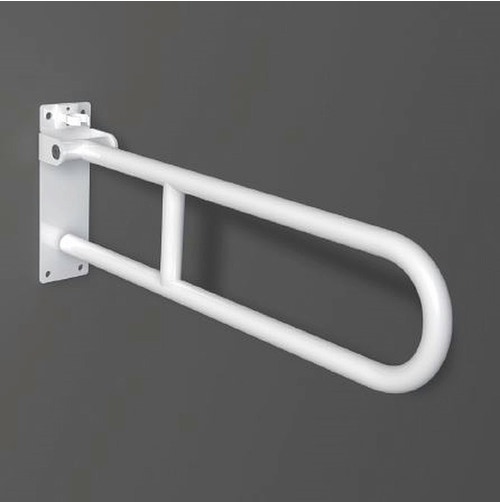 Immagine di Blutech Barra di sostegno ribaltabile, 25x8,5x65cm, verniciato bianco BT0032