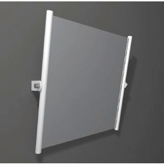 Immagine di Blutech Specchio reclinabile, 60x65cm, verniciato bianco BT0052