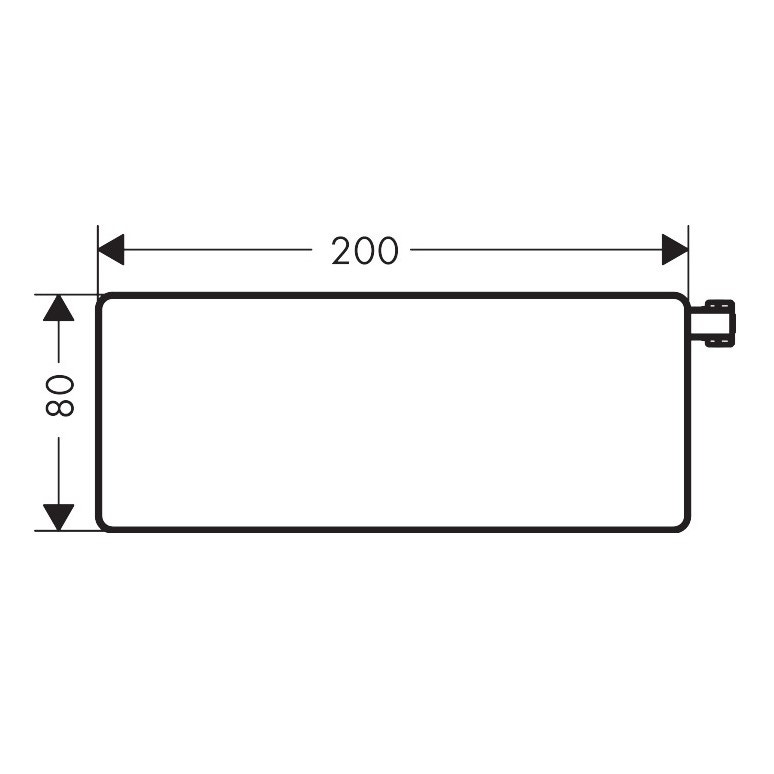 Immagine di Hansgrohe CASETTA portasapone E, finitura cromo e nero 26511600