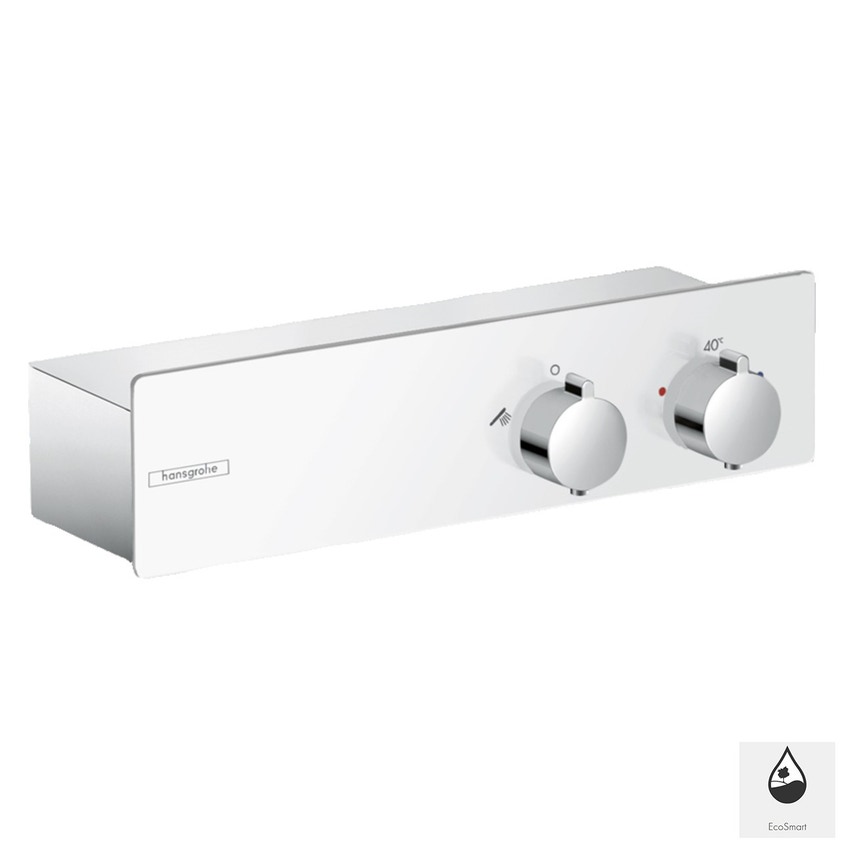 Immagine di Hansgrohe SHOWER TABLET miscelatore termostatico doccia 350 esterno finitura bianco/cromo 13102400