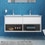 Immagine di Ideal Standard CONNECT AIR mobile sottolavabo 120 cm con 2 cassetti e 2 vani a giorno, finitura bianco lucido (esterno) e grigio chiaro matt (interno) E0829KN