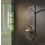 Immagine di Hansgrohe SHOWER TABLET SELECT miscelatore termostatico doccia 300, esterno, finitura cromo e bianco 13171400