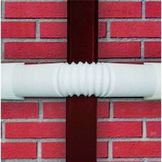 Immagine di Tecnogas giunto flessibile per canalina, 6,5x5 cm, colore bianco 12834 