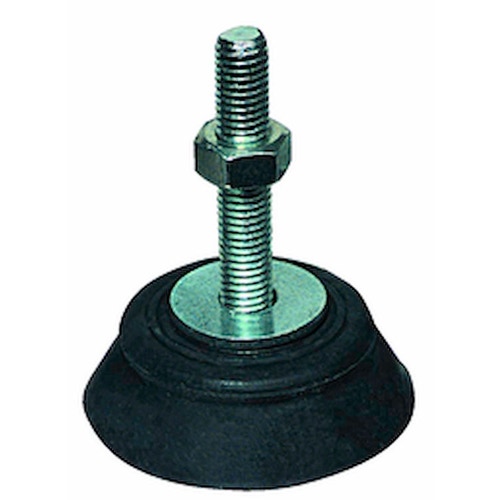 Immagine di Tecnogas Antivibranti a pavimento, 4x4cm, colore nero (busta da 4 pezzi) 11221