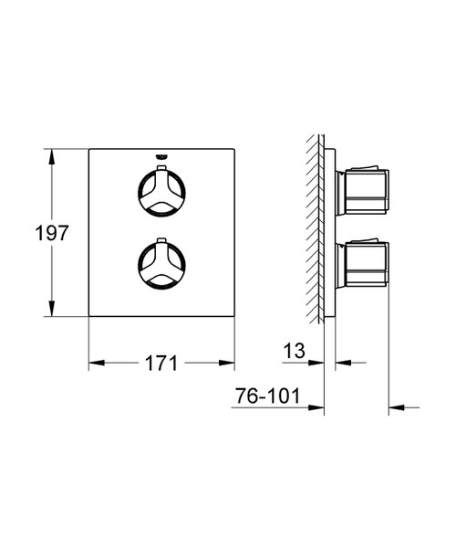 Miscelatore termostatico
per doccia