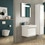 Immagine di Ideal Standard CONNECT AIR mobile a colonna 40 x 160 x 30 cm con anta a chiusura ammortizzata, bianco lucido (esterno) e bianco matt (interno) E0832B2