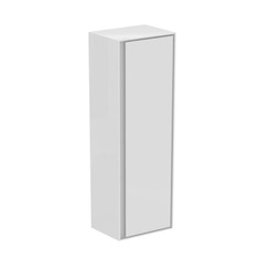 Immagine di Ideal Standard CONNECT AIR mobile a colonna 40 x 120 x 30 cm con anta a chiusura ammortizzata, bianco lucido (esterno) e bianco matt (interno) E0834B2