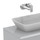 Ideal Standard CONNECT AIR top per mobile sottolavabo 100 cm per installazione con lavabi da appoggio su piano, grigio lucido E0851EQ