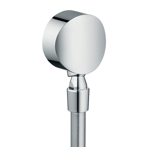Immagine di Hansgrohe FIXFIT uscita a muro con valvola antiriflusso e giunto snodato, finitura cromo 27506000